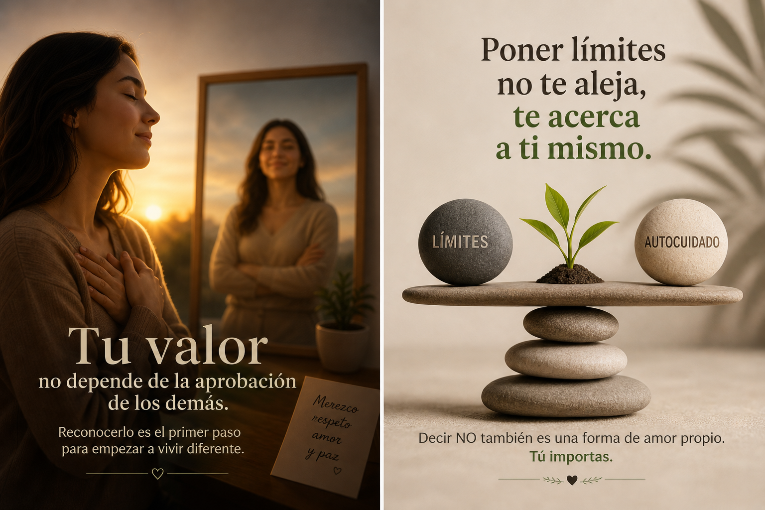 Persona reflexionando sobre autoestima, identidad y crecimiento personal