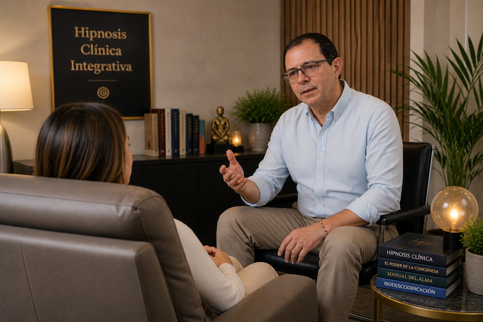 Hipnosis clínica integrativa en consulta terapéutica