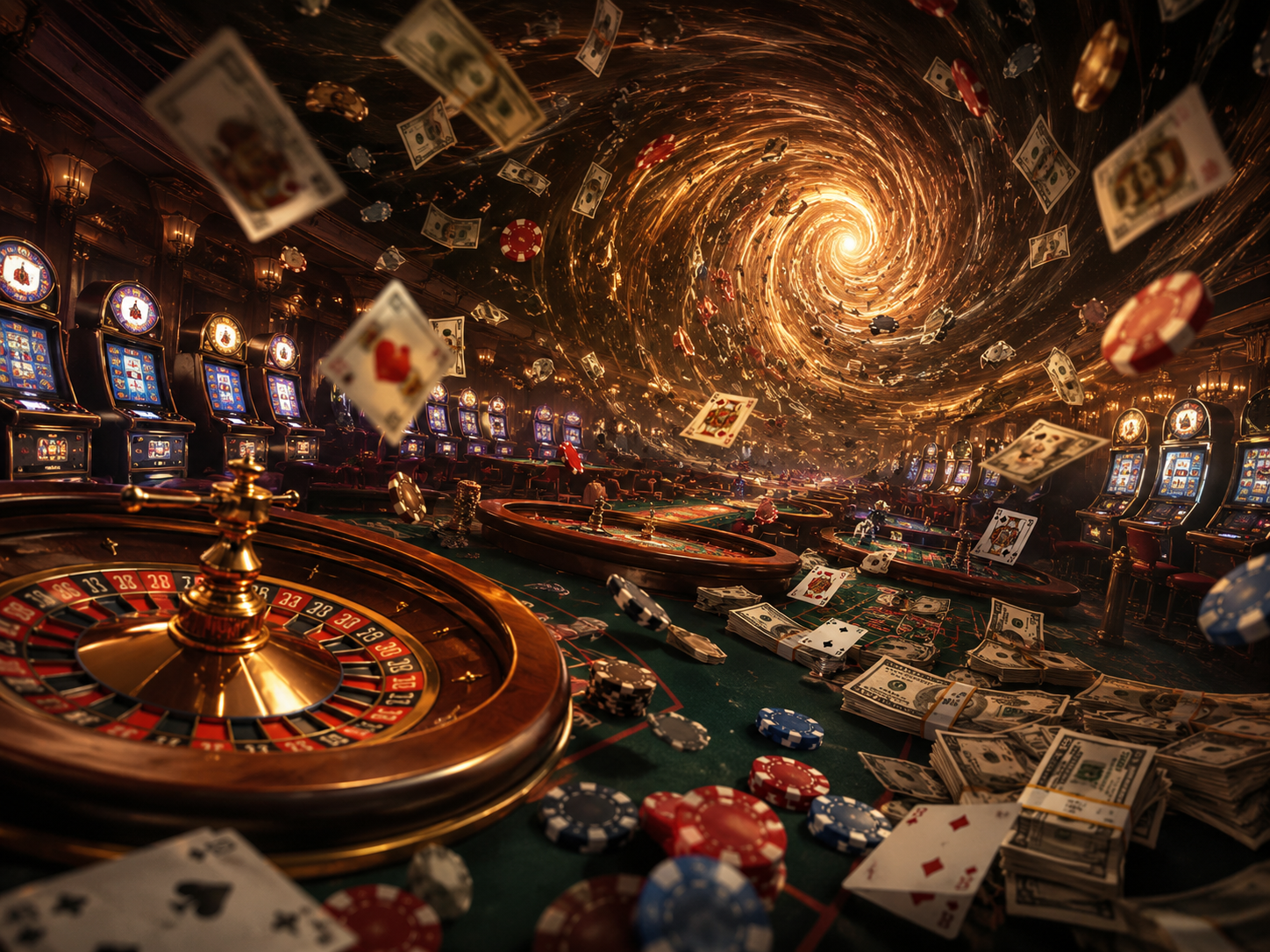 Imagen simbólica de ludopatía, apuestas, casino y pérdida de control