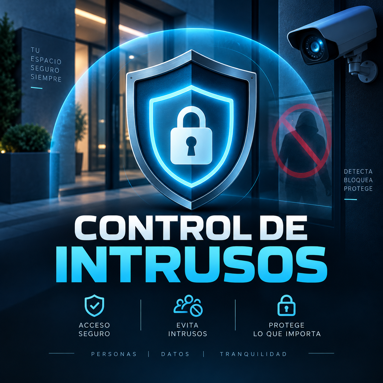 Emblema del Dr. Juan Eduardo Duran para la App Control de Intrusos